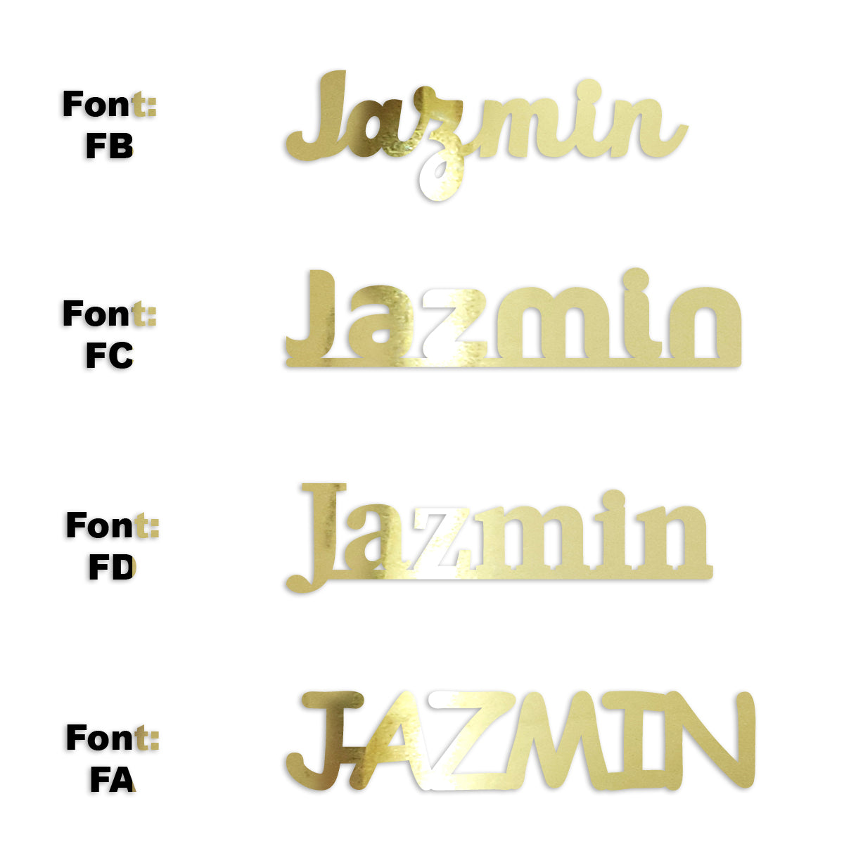 Custom-Fetti Girl - JAZMIN Gold