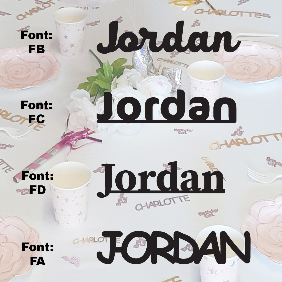 Custom-Fetti Girl - JORDAN Black