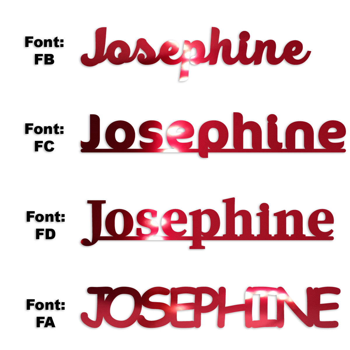 Custom-Fetti Girl - JOSEPHINE Red