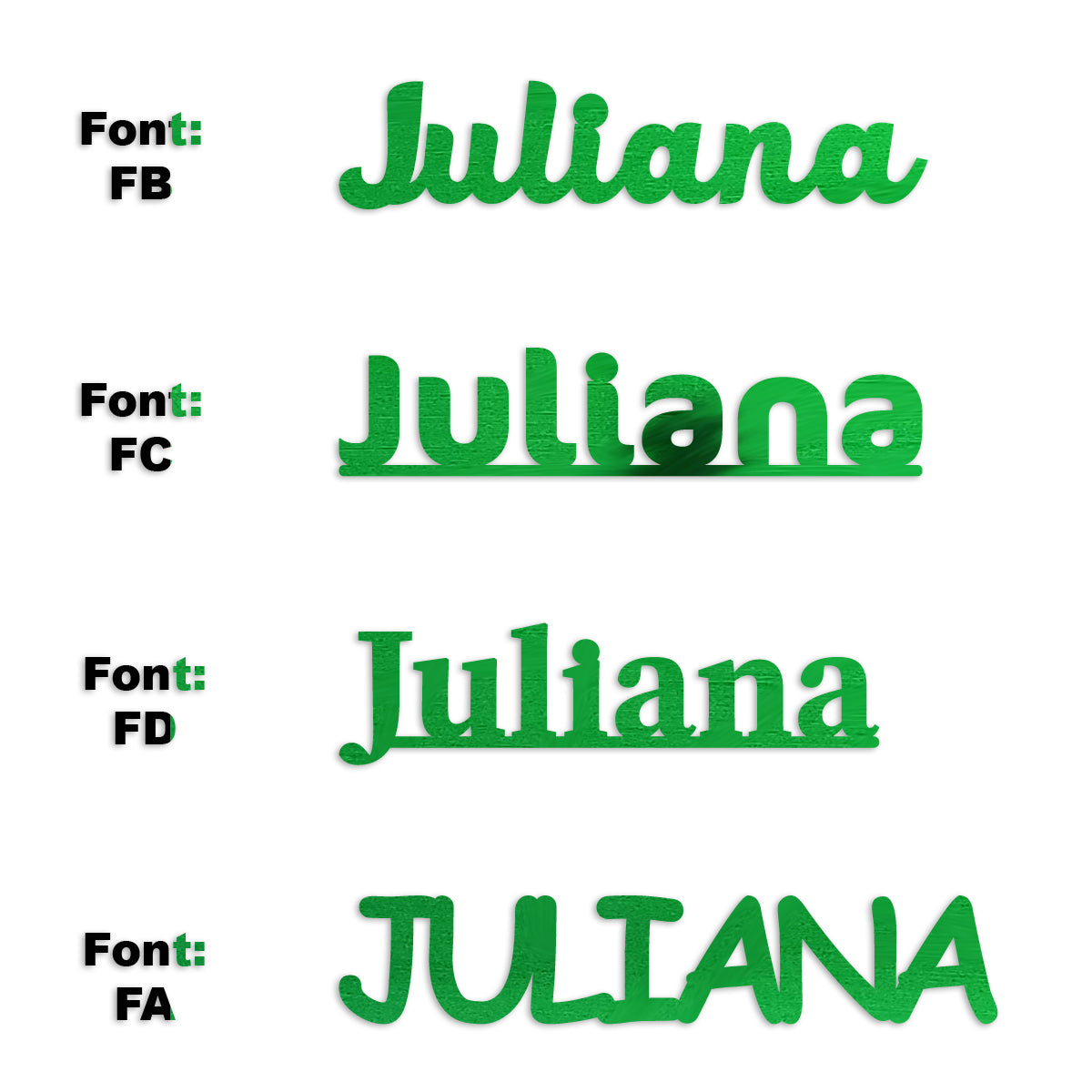 Custom-Fetti Girl - JULIANA Green