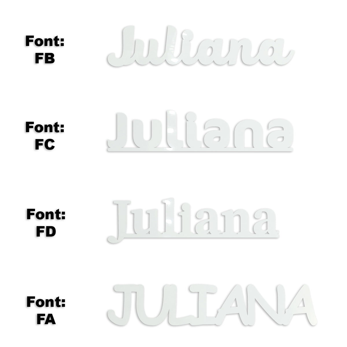 Custom-Fetti Girl - JULIANA White