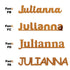 Custom-Fetti Girl - JULIANNA Orange