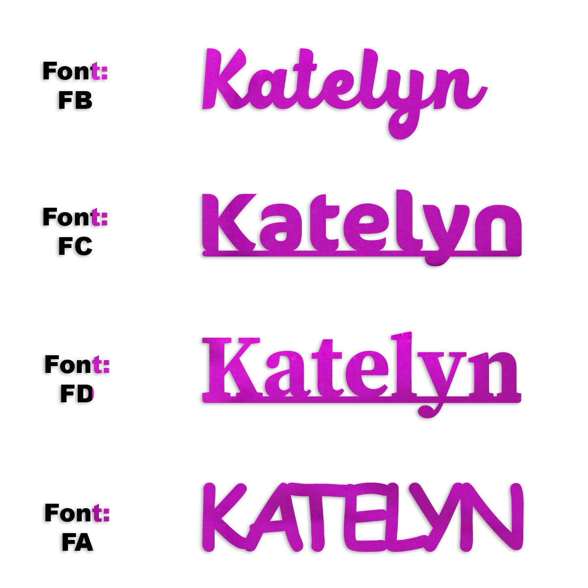 Custom-Fetti Girl - KATELYN Fuchsia