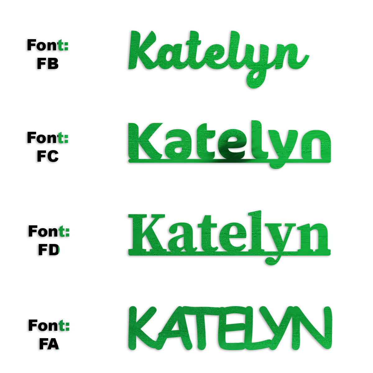 Custom-Fetti Girl - KATELYN Green