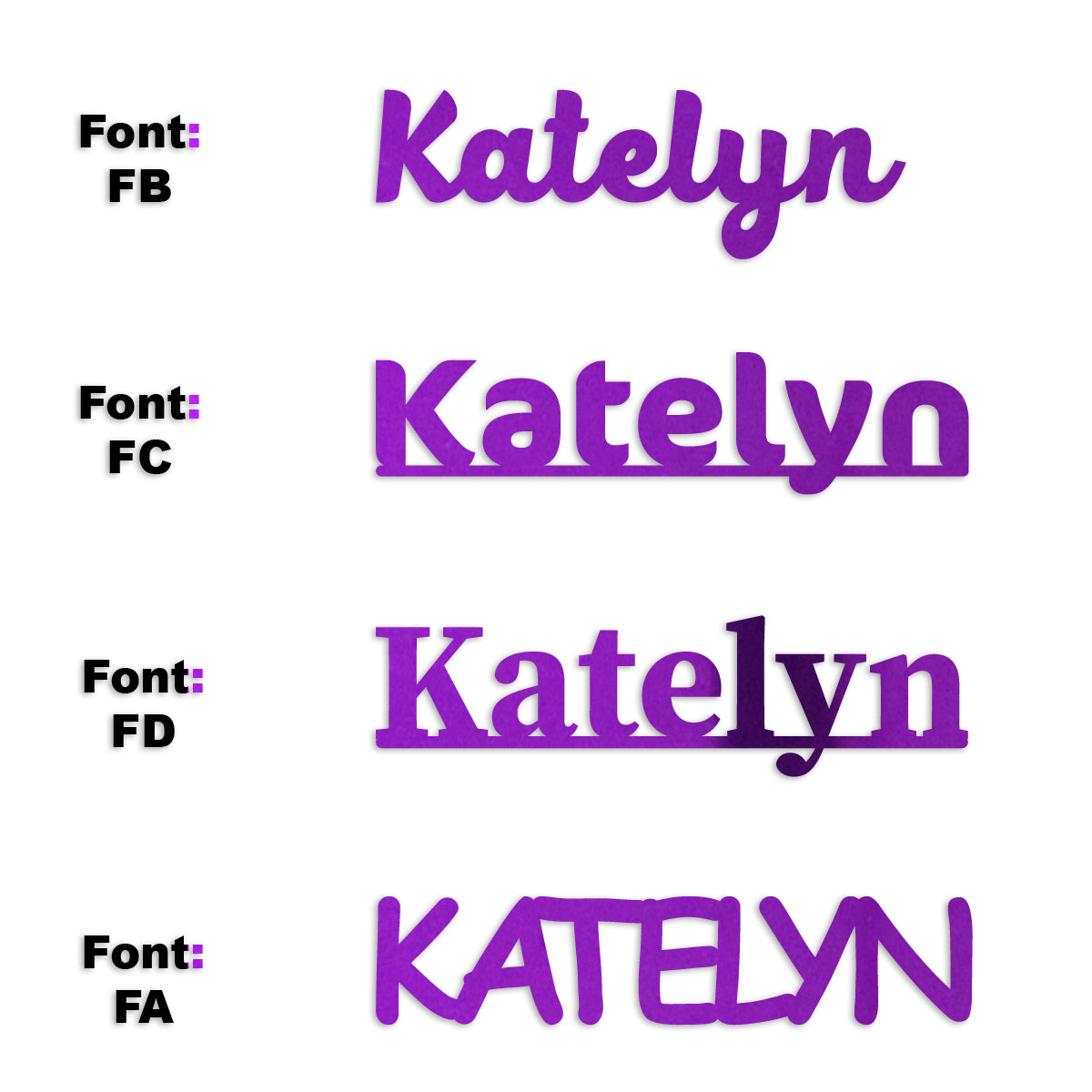 Custom-Fetti Girl - KATELYN Purple