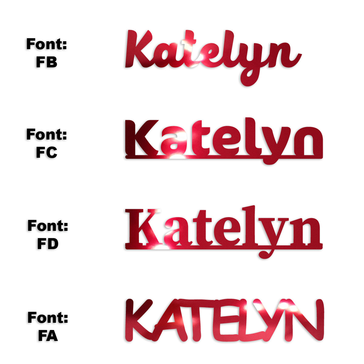 Custom-Fetti Girl - KATELYN Red