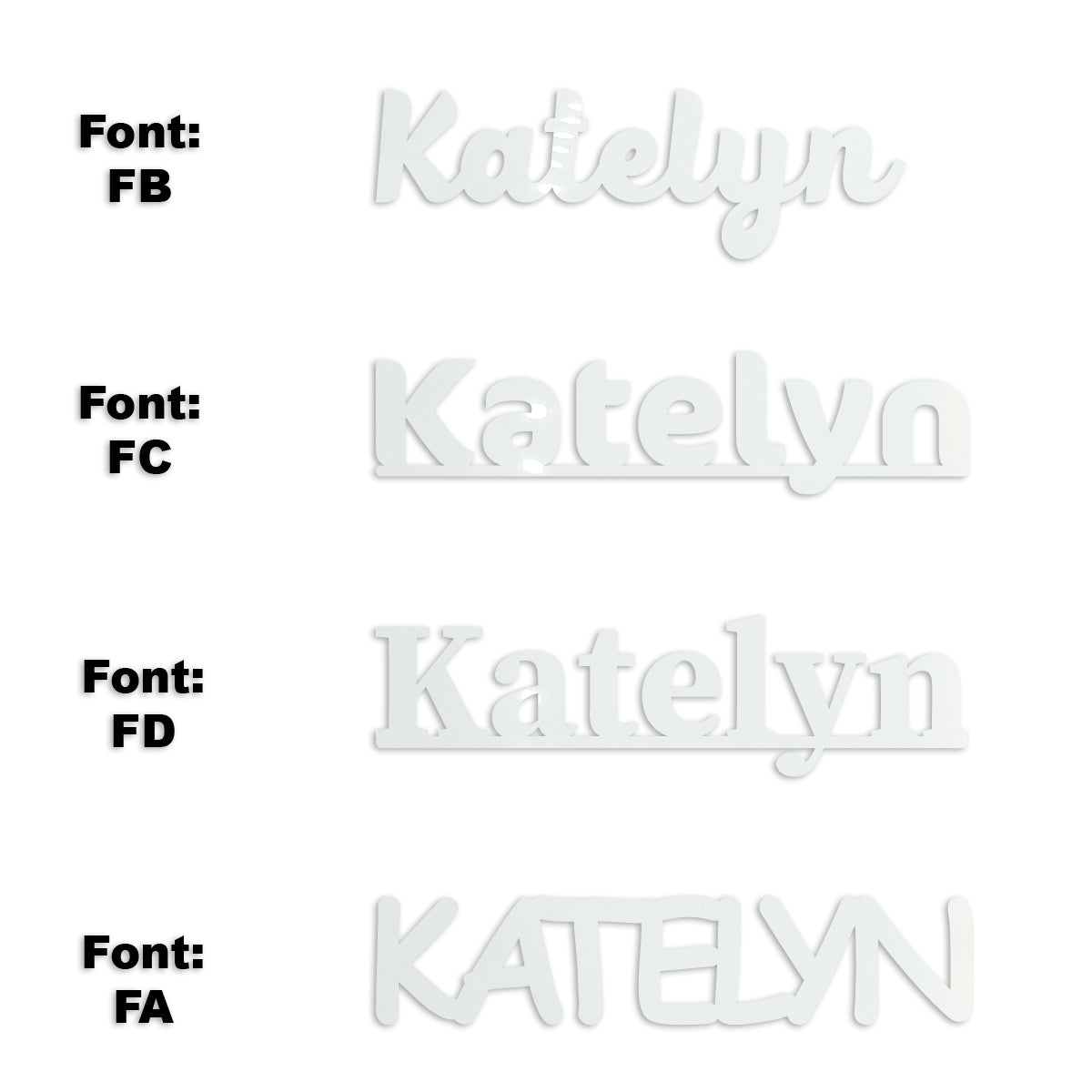 Custom-Fetti Girl - KATELYN White