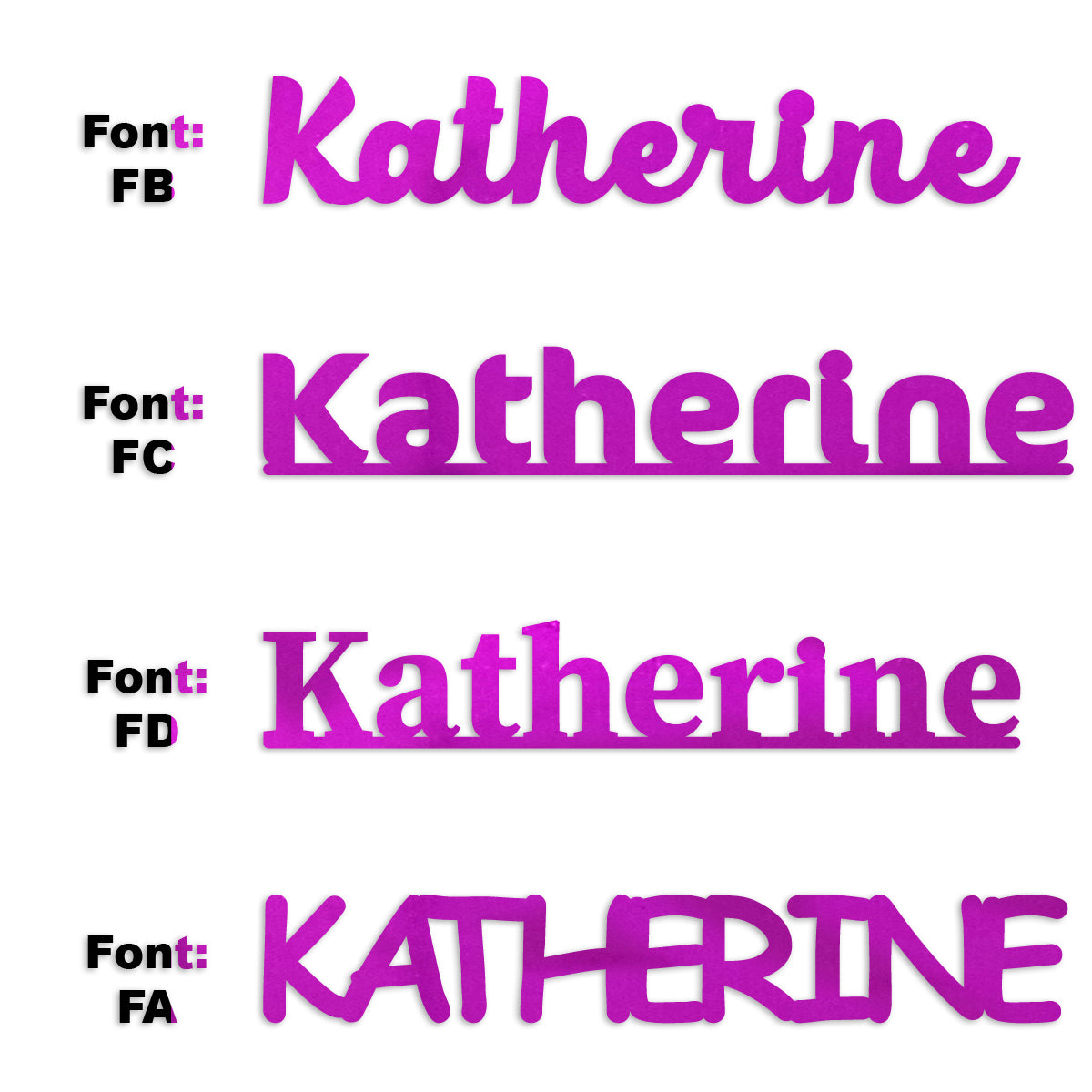 Custom-Fetti Girl - KATHERINE Fuchsia