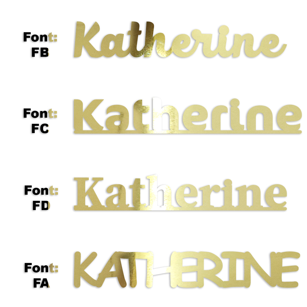 Custom-Fetti Girl - KATHERINE Gold