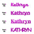 Custom-Fetti Girl - KATHRYN Fuchsia