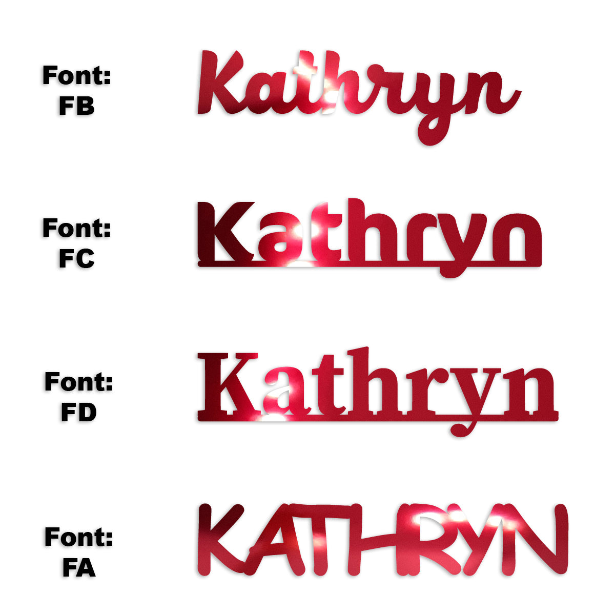 Custom-Fetti Girl - KATHRYN Red