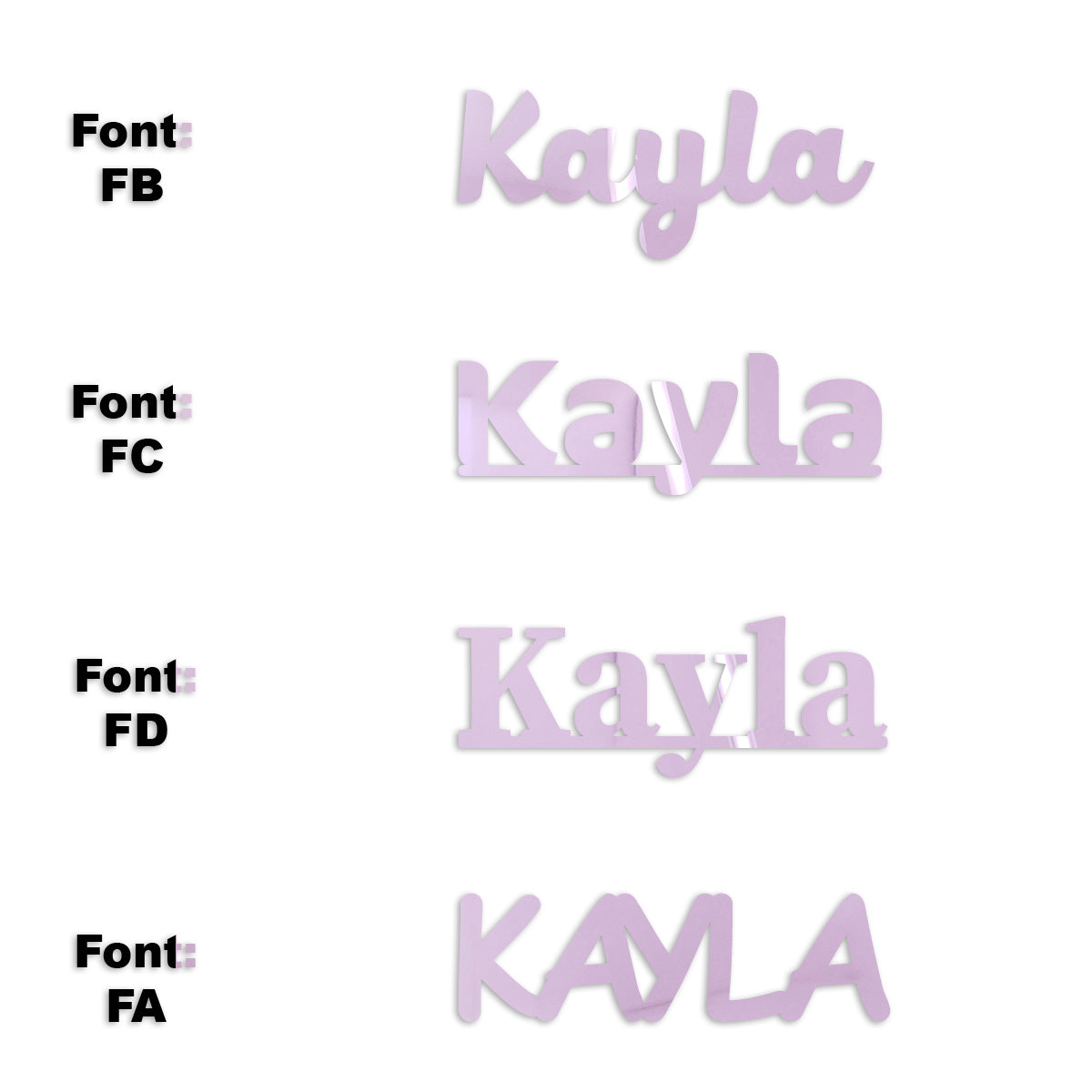 Custom-Fetti Girl - KAYLA Pink