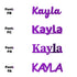 Custom-Fetti Girl - KAYLA Purple