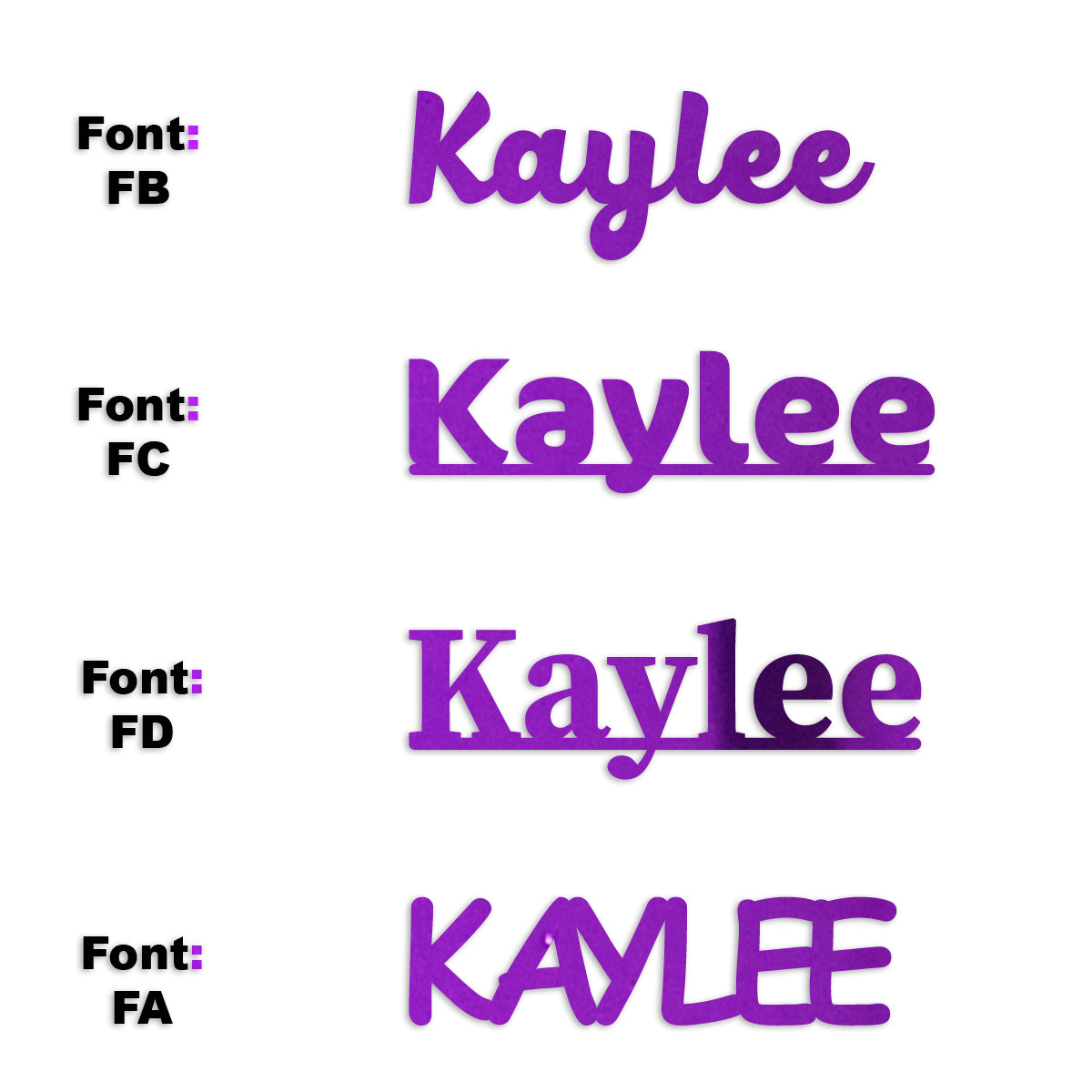 Custom-Fetti Girl - KAYLEE Purple