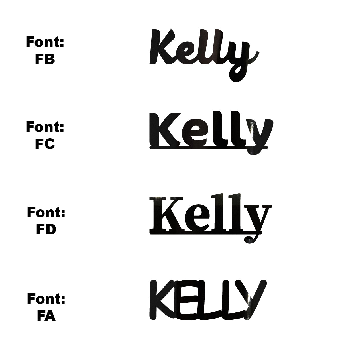 Custom-Fetti Girl - KELLY Black