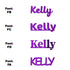 Custom-Fetti Girl - KELLY Purple