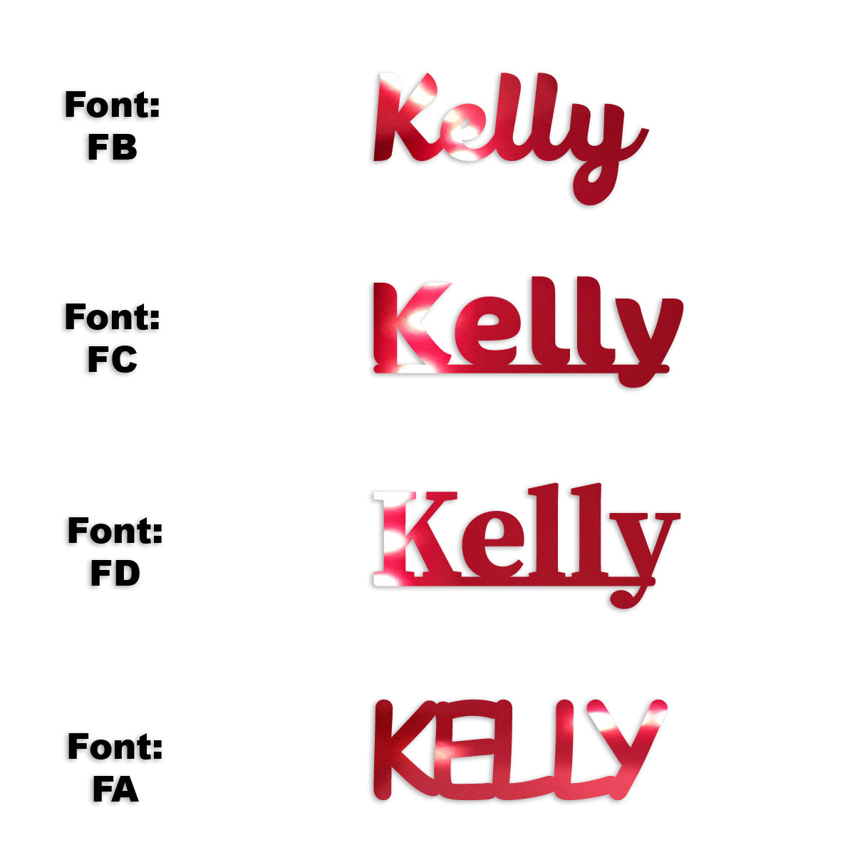 Custom-Fetti Girl - KELLY Red