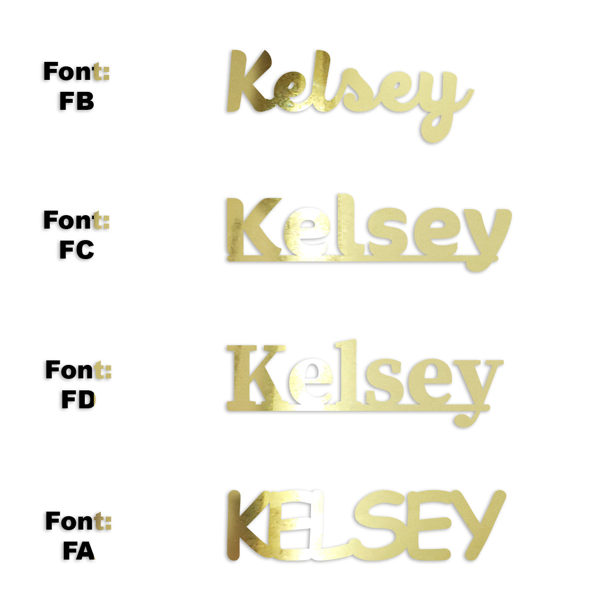 Custom-Fetti Girl - KELSEY Gold