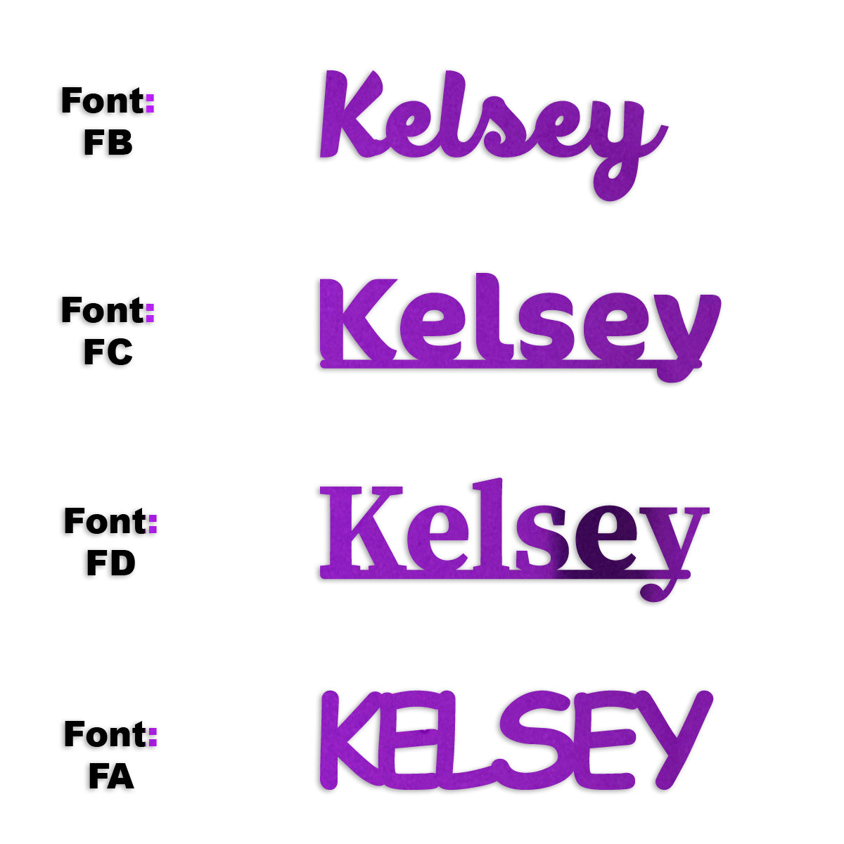 Custom-Fetti Girl - KELSEY Purple