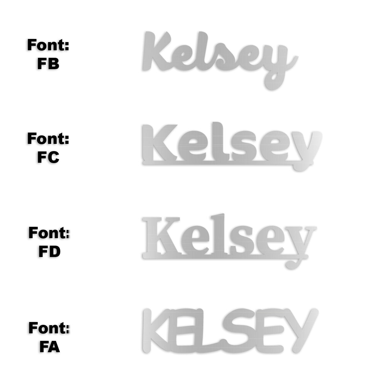 Custom-Fetti Girl - KELSEY Silver