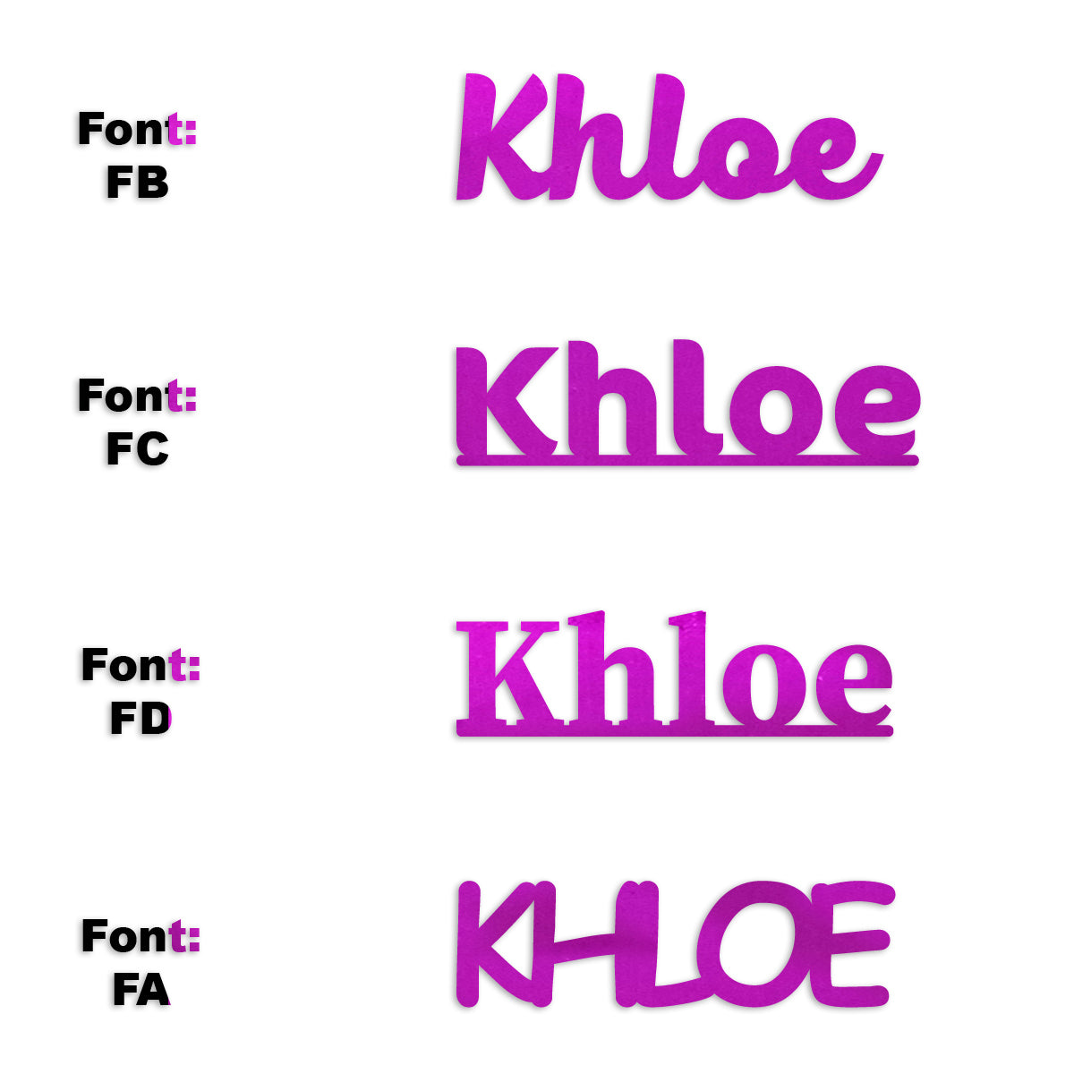 Custom-Fetti Girl - KHLOE Fuchsia