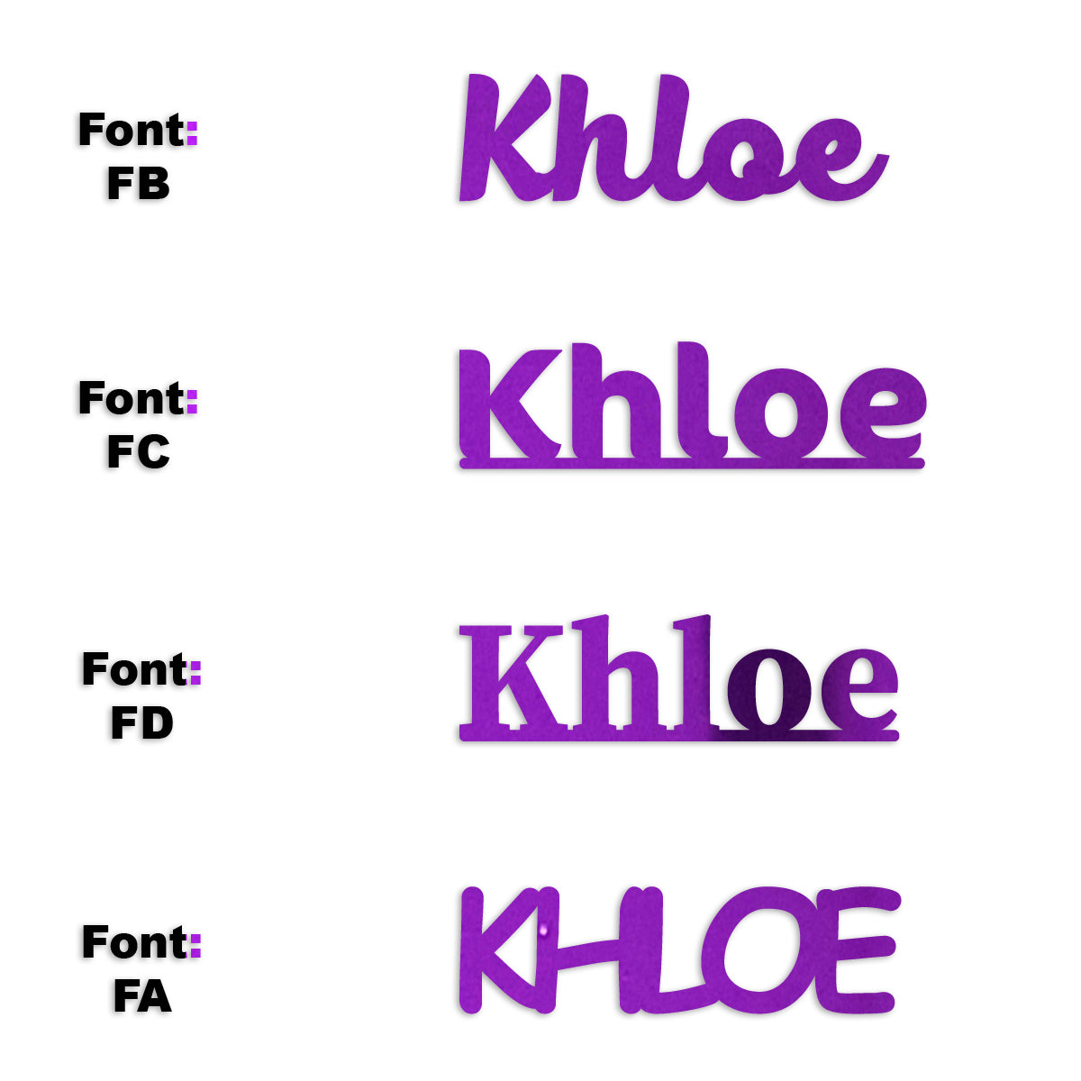 Custom-Fetti Girl - KHLOE Purple