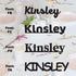 Custom-Fetti Girl - KINSLEY Black