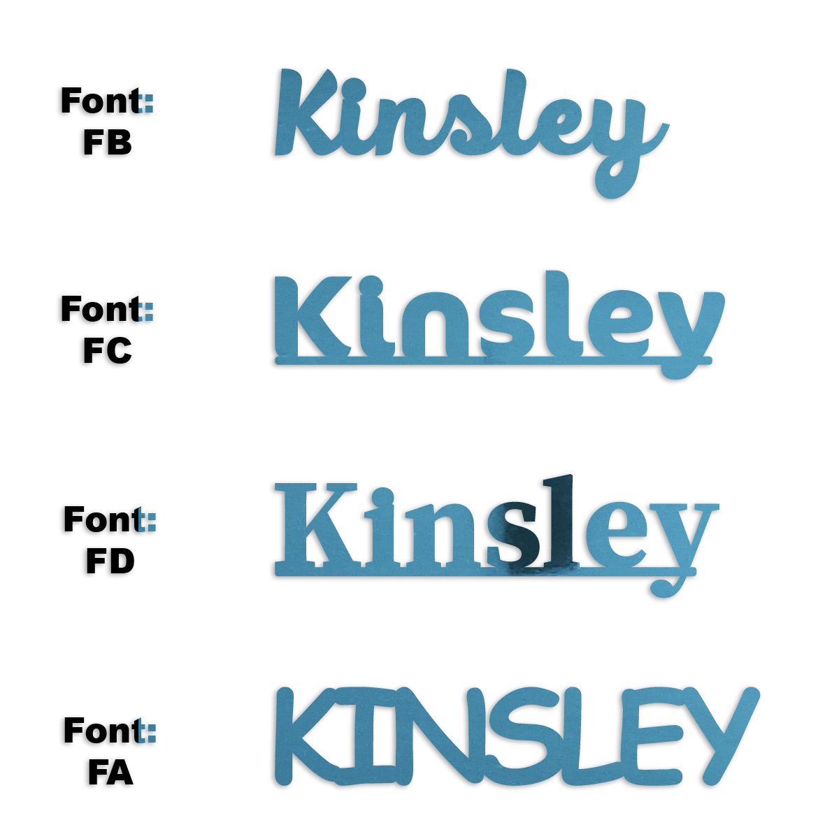 Custom-Fetti Girl - KINSLEY Blue Sky