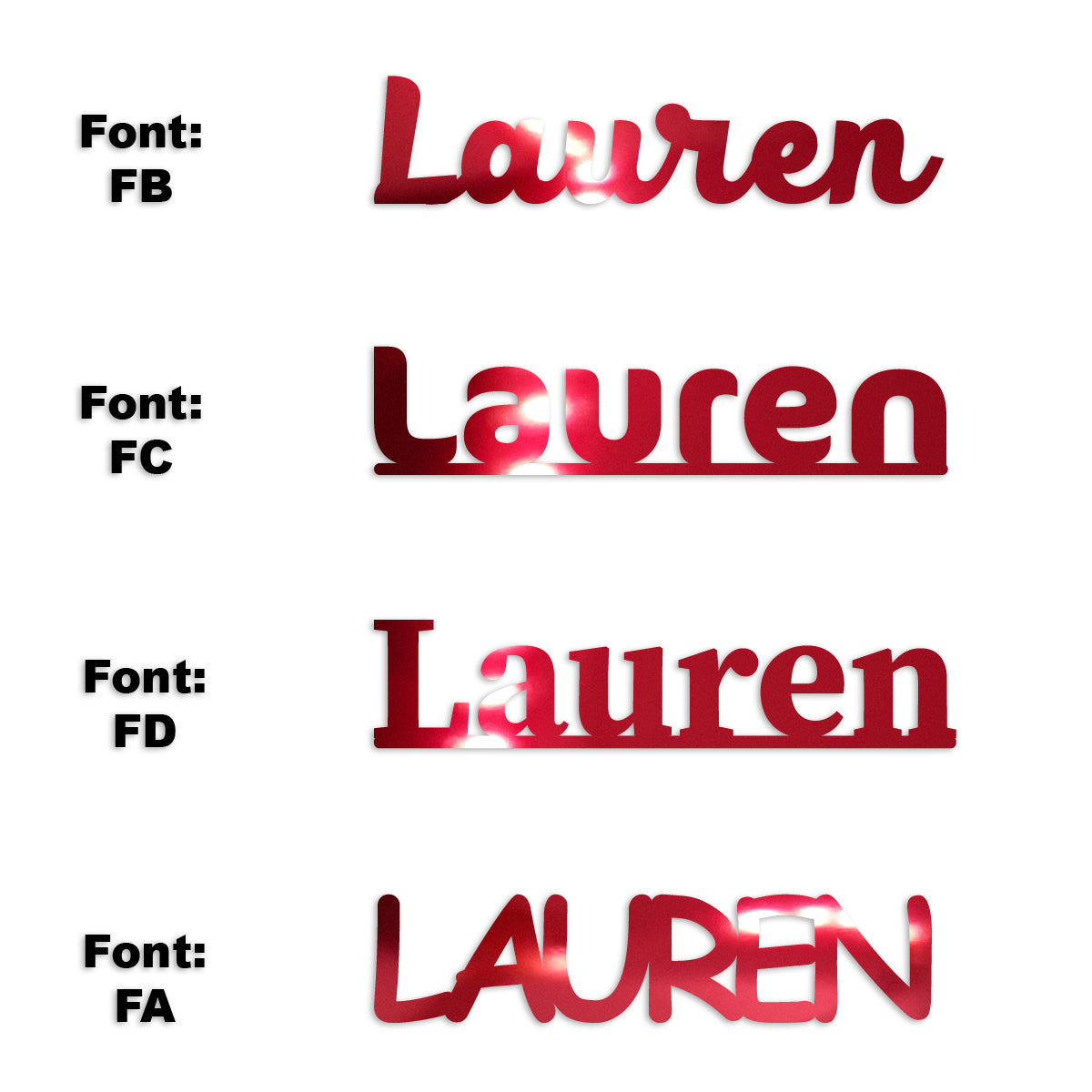 Custom-Fetti Girl - LAUREN Red