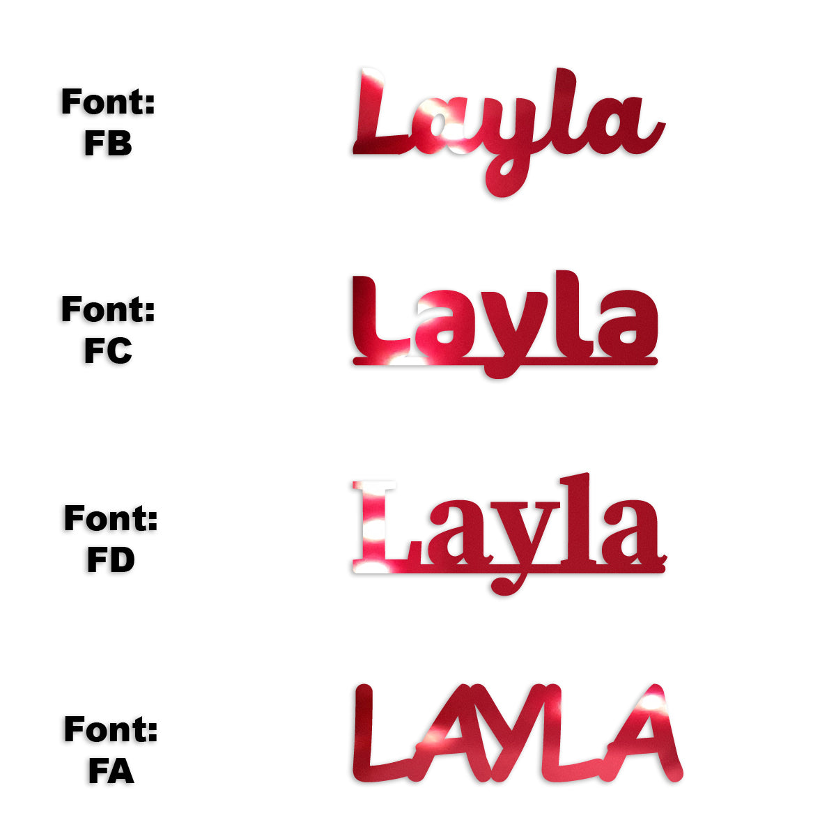 Custom-Fetti Girl - LAYLA Red