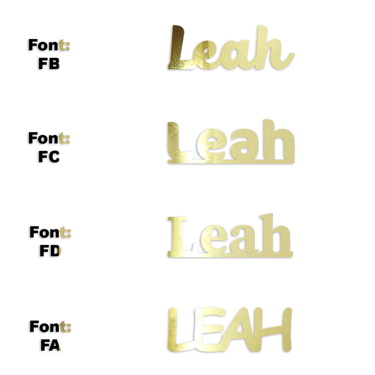 Custom-Fetti Girl - LEAH Gold