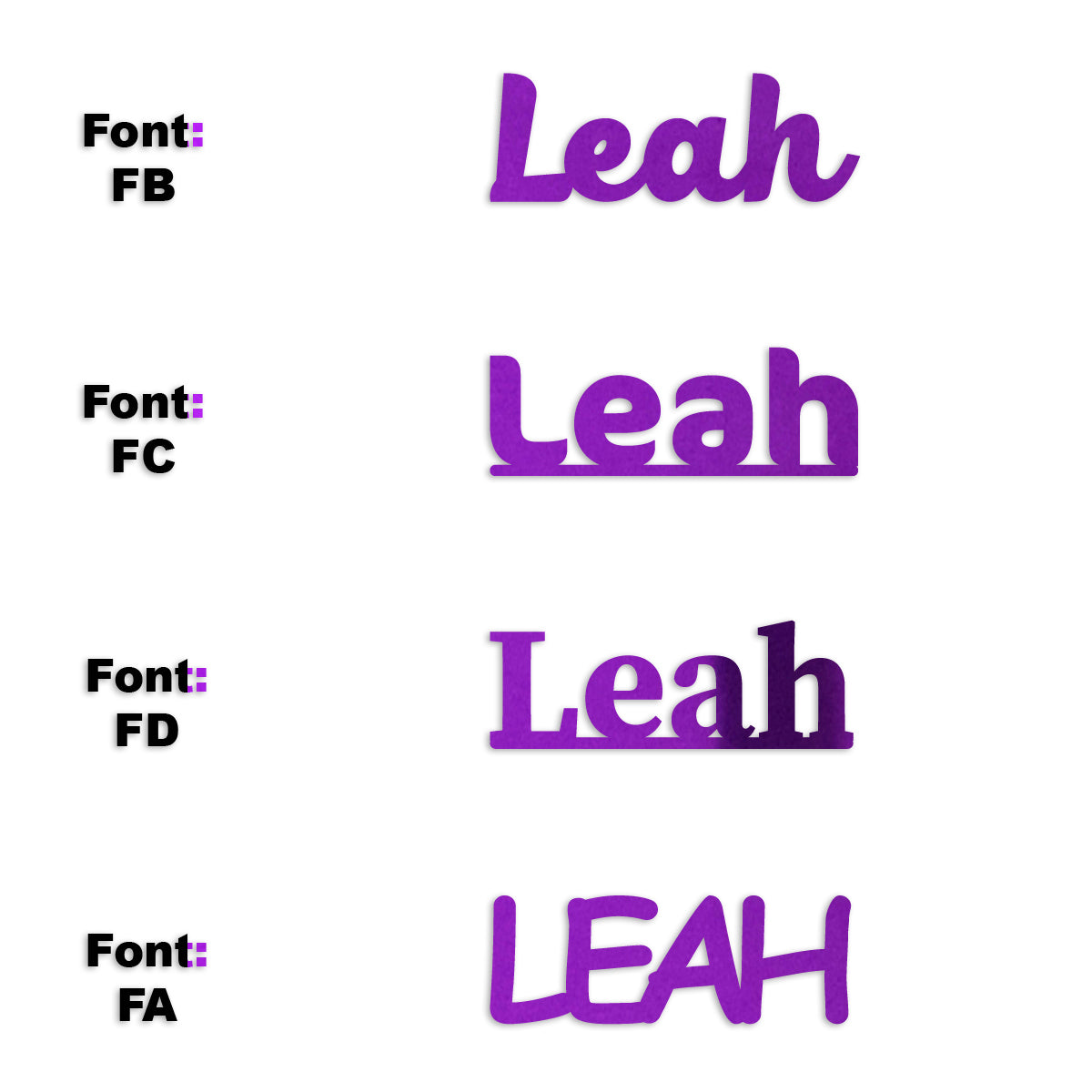 Custom-Fetti Girl - LEAH Purple