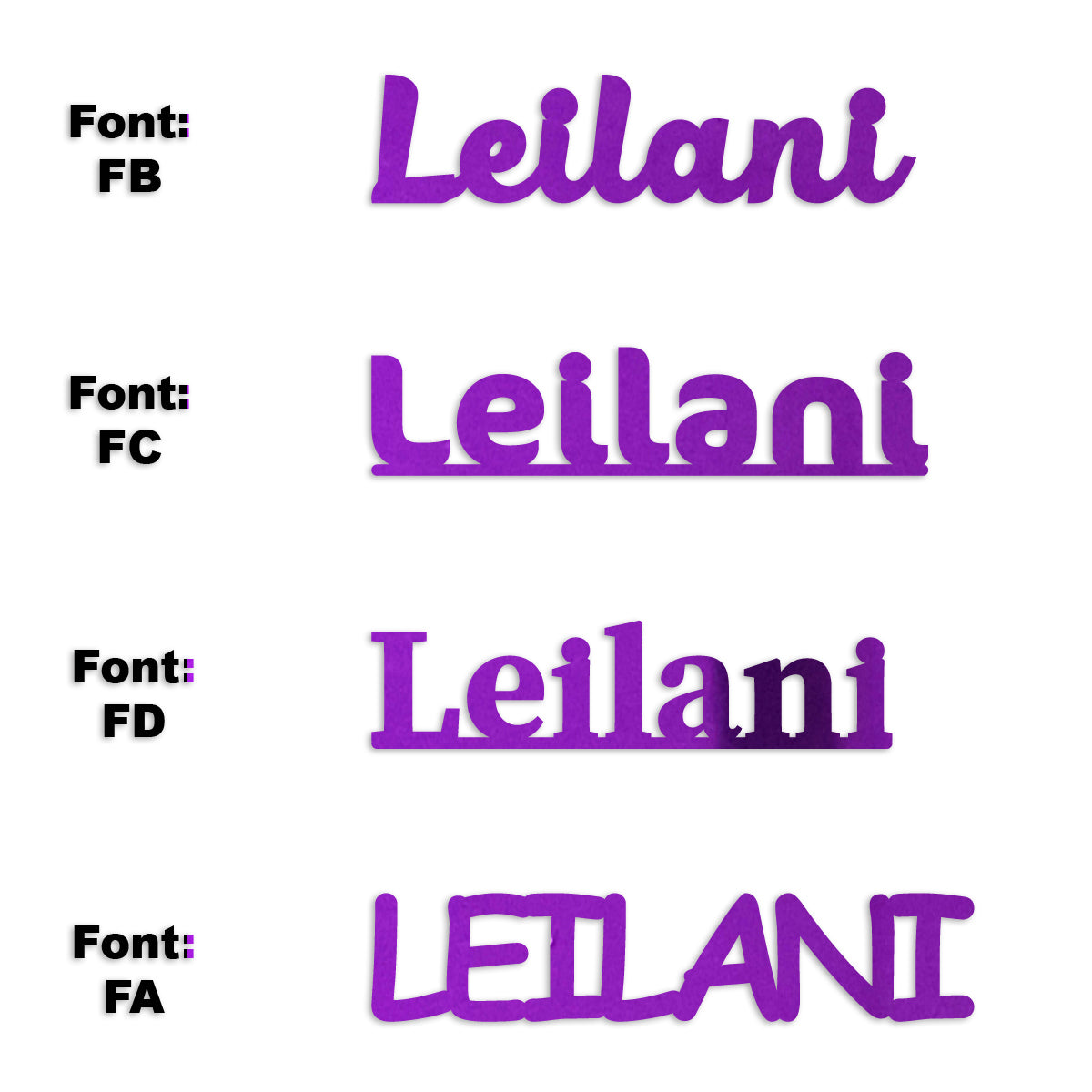 Custom-Fetti Girl - LEILANI Purple