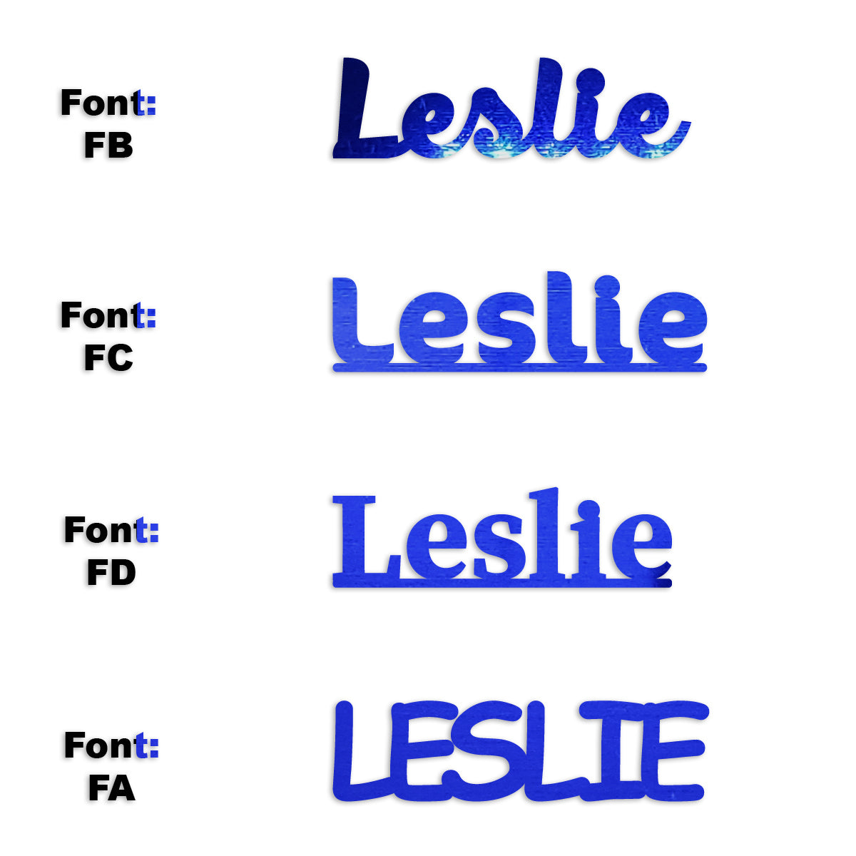 Custom-Fetti Girl - LESLIE Blue Royal