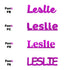 Custom-Fetti Girl - LESLIE Fuchsia