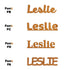 Custom-Fetti Girl - LESLIE Orange