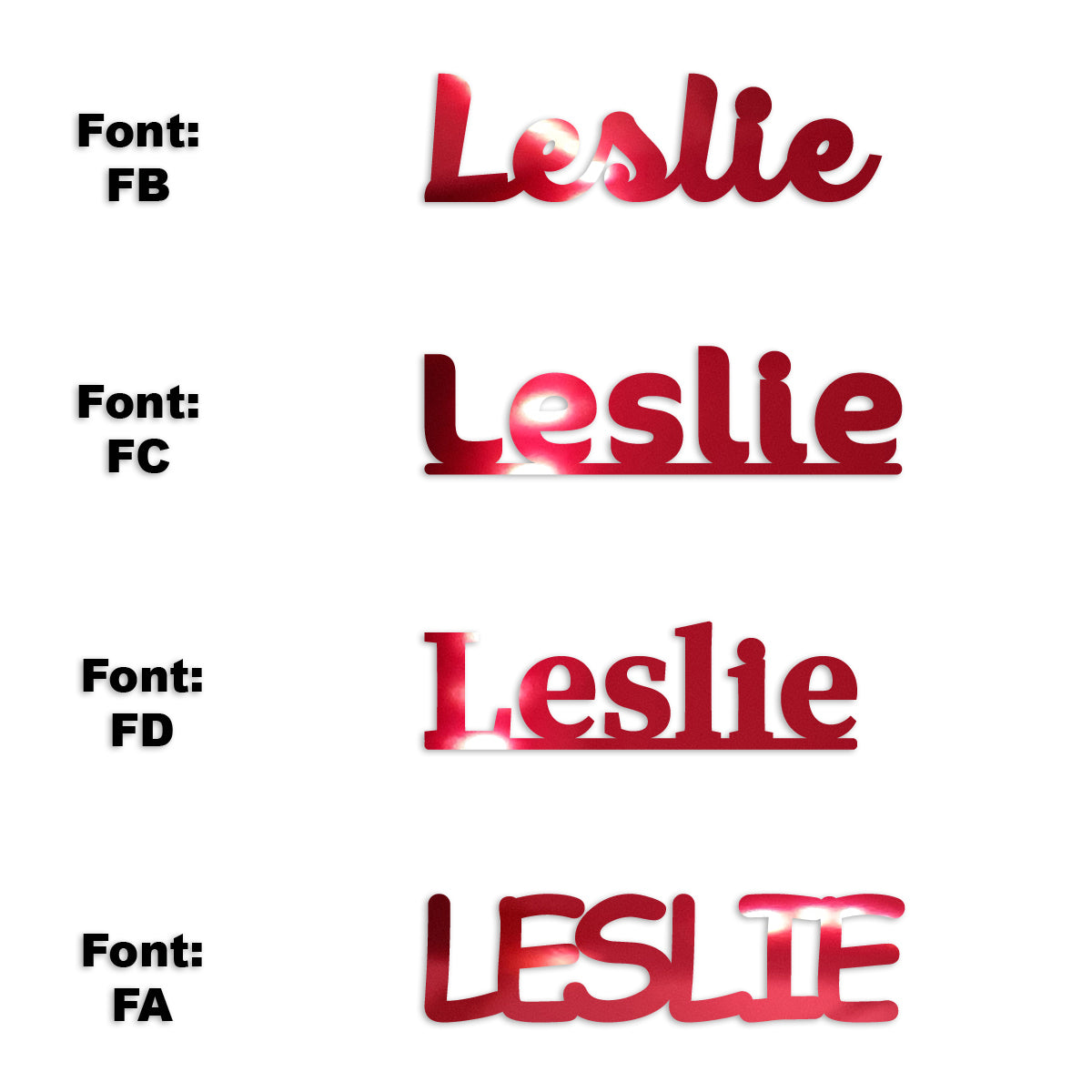 Custom-Fetti Girl - LESLIE Red