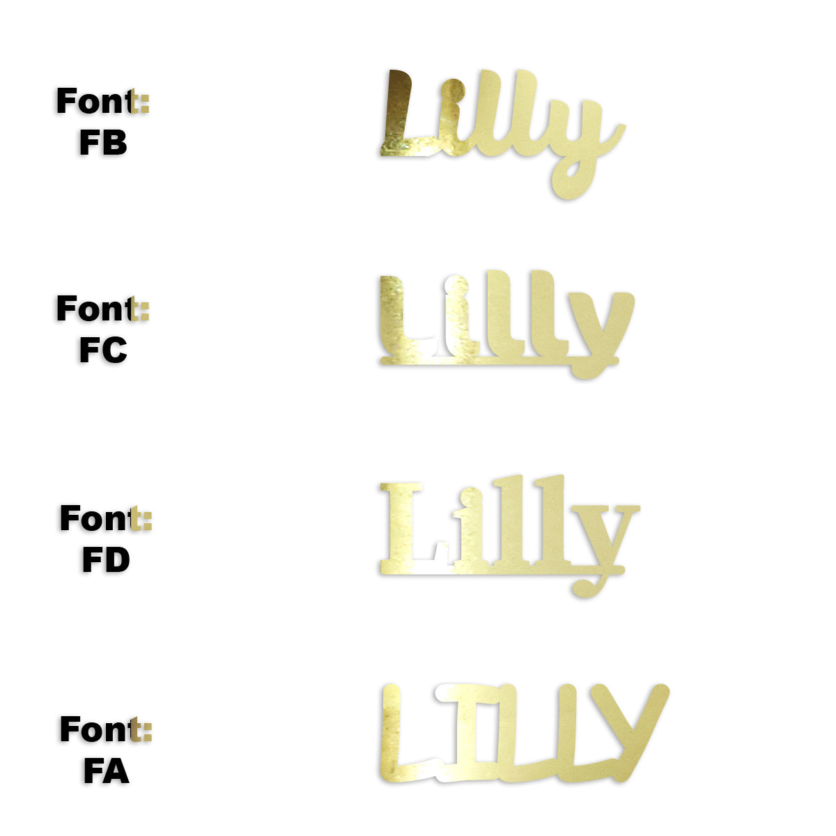 Custom-Fetti Girl - LILLY Gold