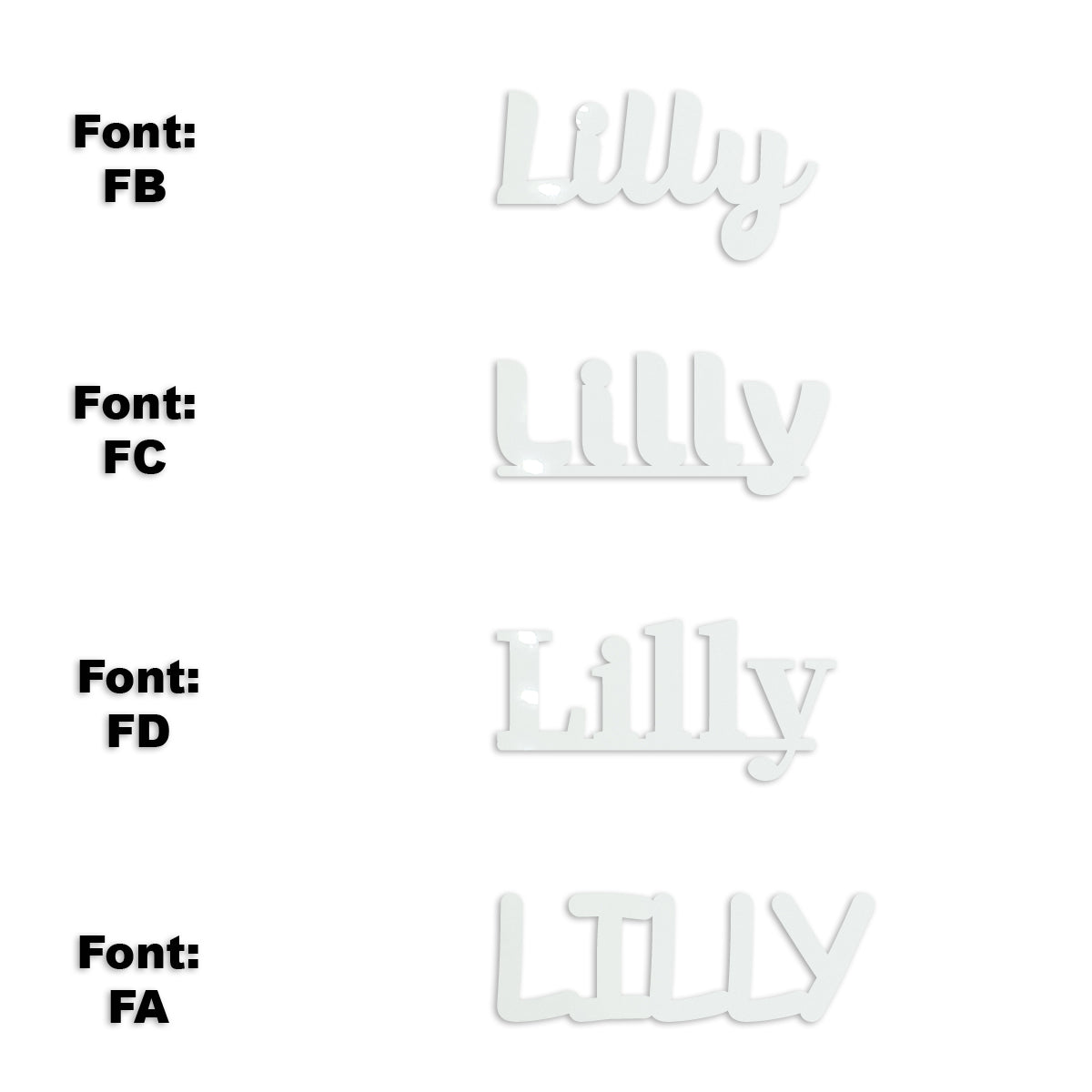 Custom-Fetti Girl - LILLY White