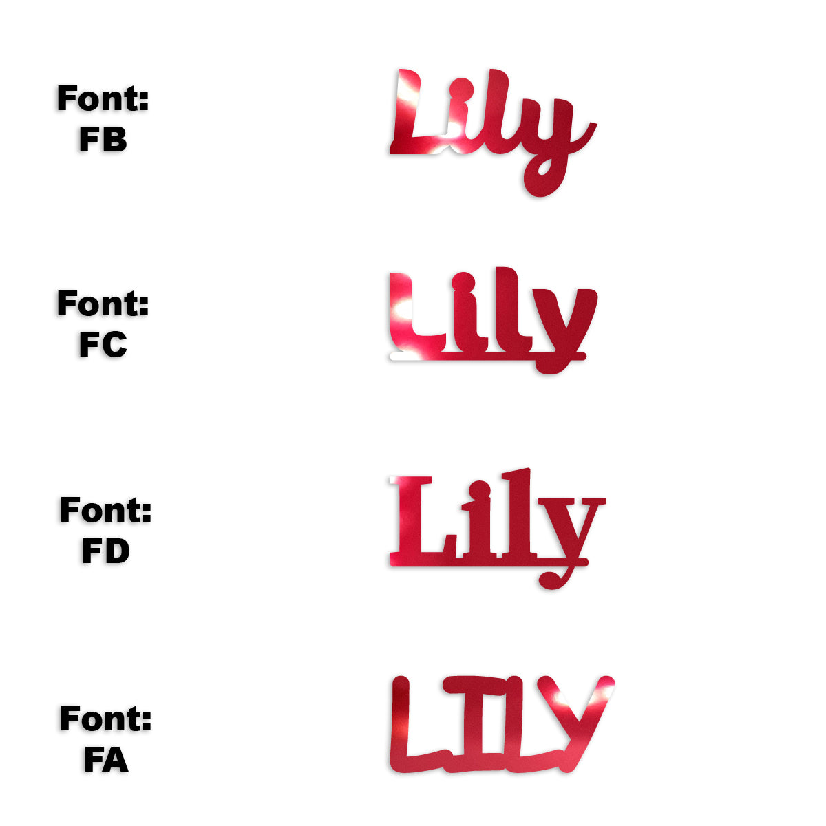 Custom-Fetti Girl - LILY Red