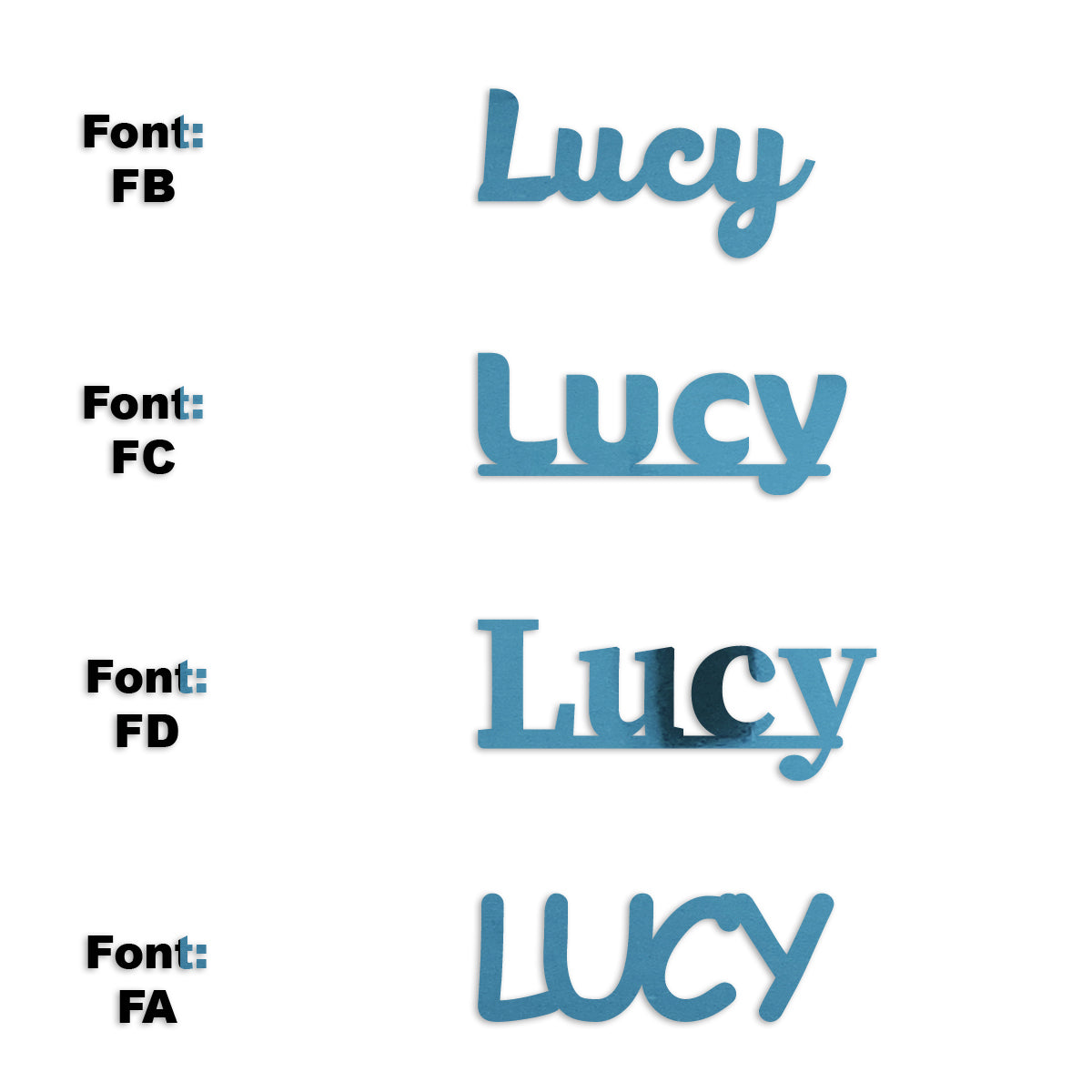 Custom-Fetti Girl - LUCY Blue Sky