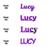 Custom-Fetti Girl - LUCY Purple