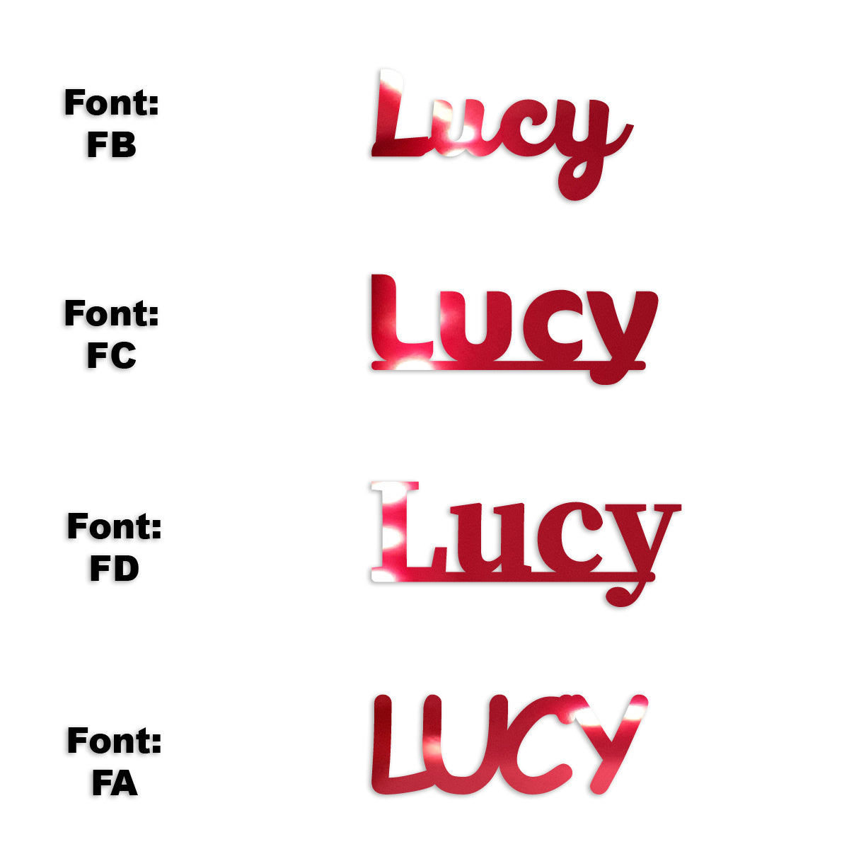 Custom-Fetti Girl - LUCY Red