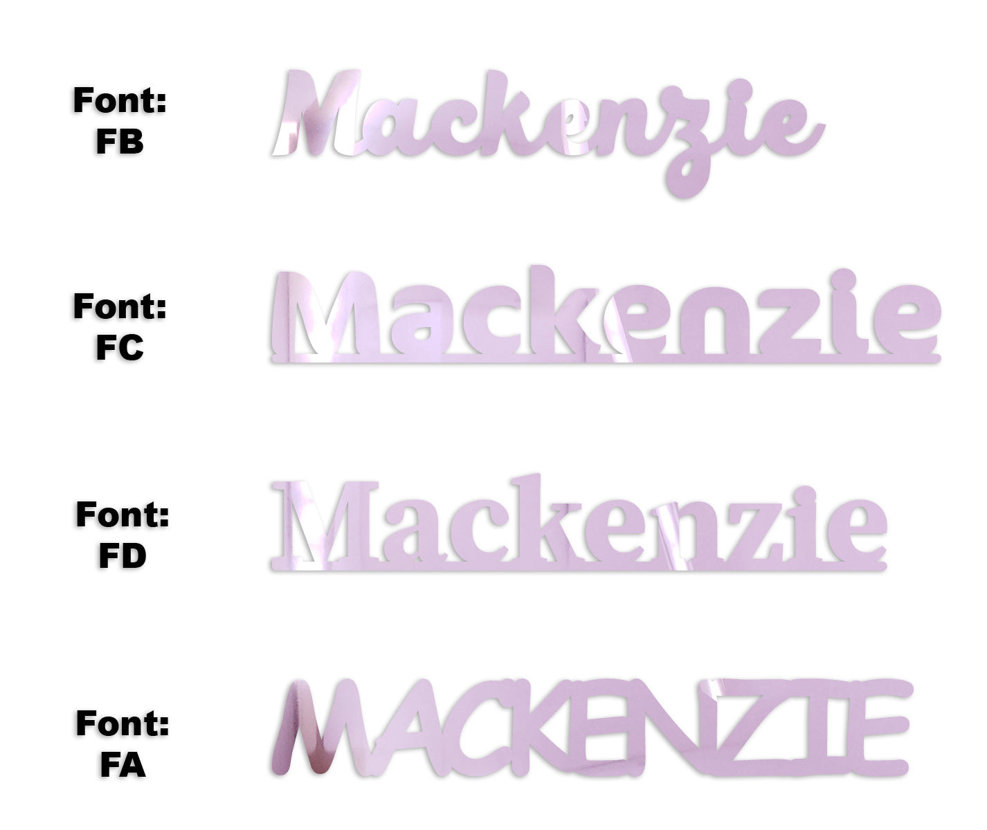 Custom-Fetti Girl - MACKENZIE Pink