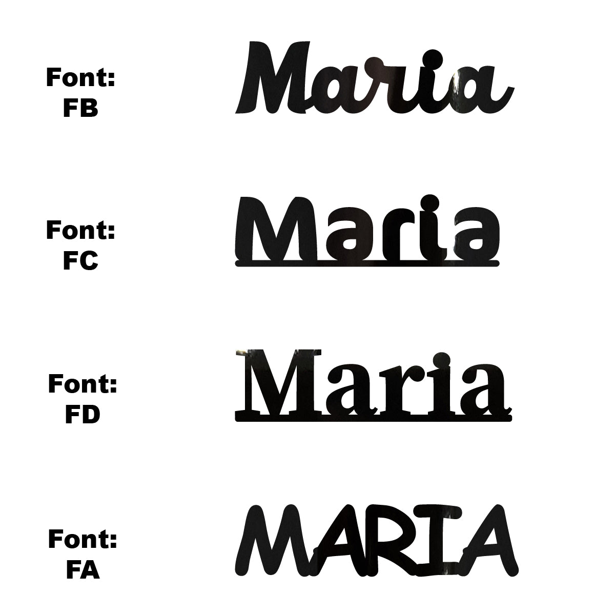 Custom-Fetti Girl - MARIA Black