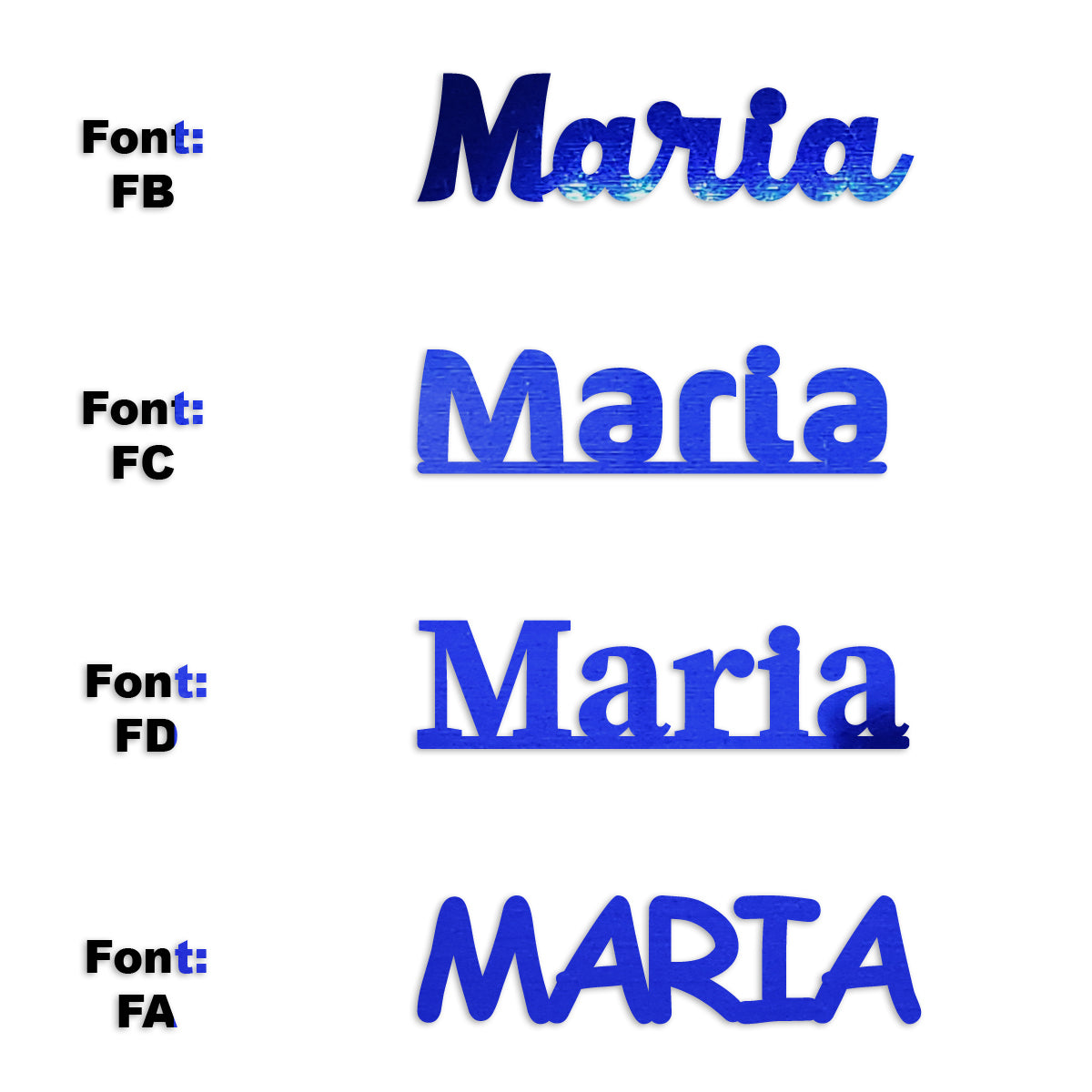 Custom-Fetti Girl - MARIA Blue Royal