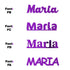 Custom-Fetti Girl - MARIA Purple