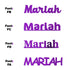 Custom-Fetti Girl - MARIAH Purple