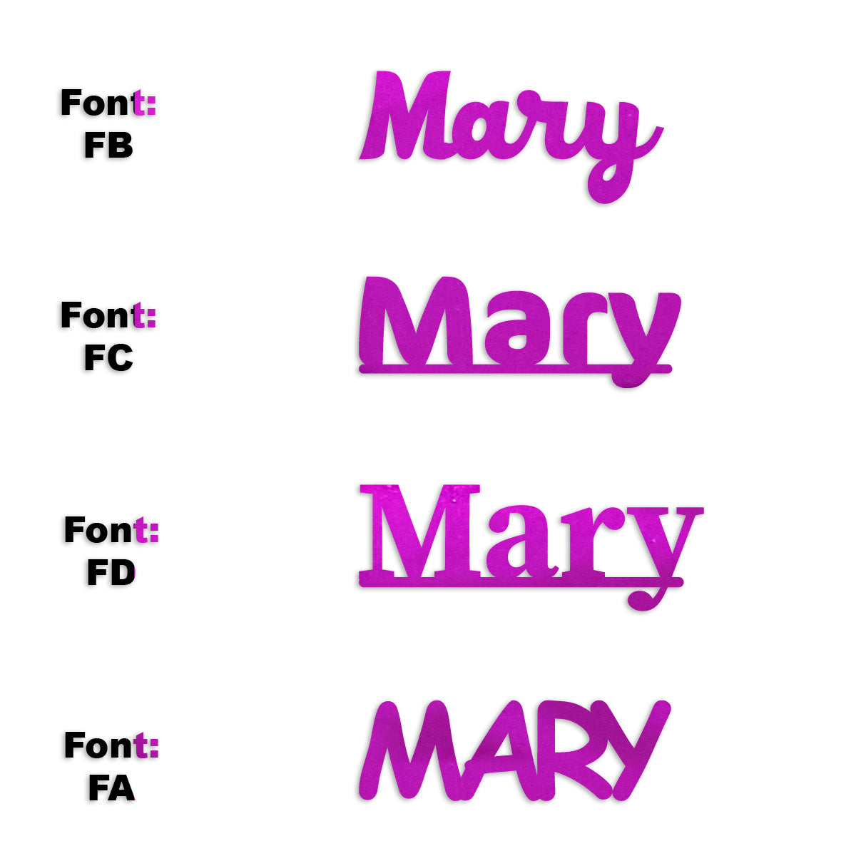 Custom-Fetti Girl - MARY Fuchsia