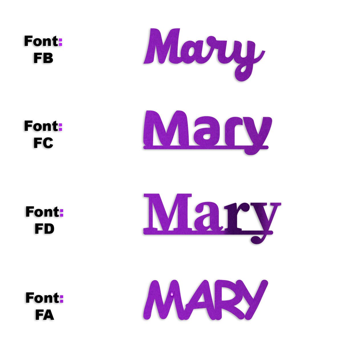 Custom-Fetti Girl - MARY Purple